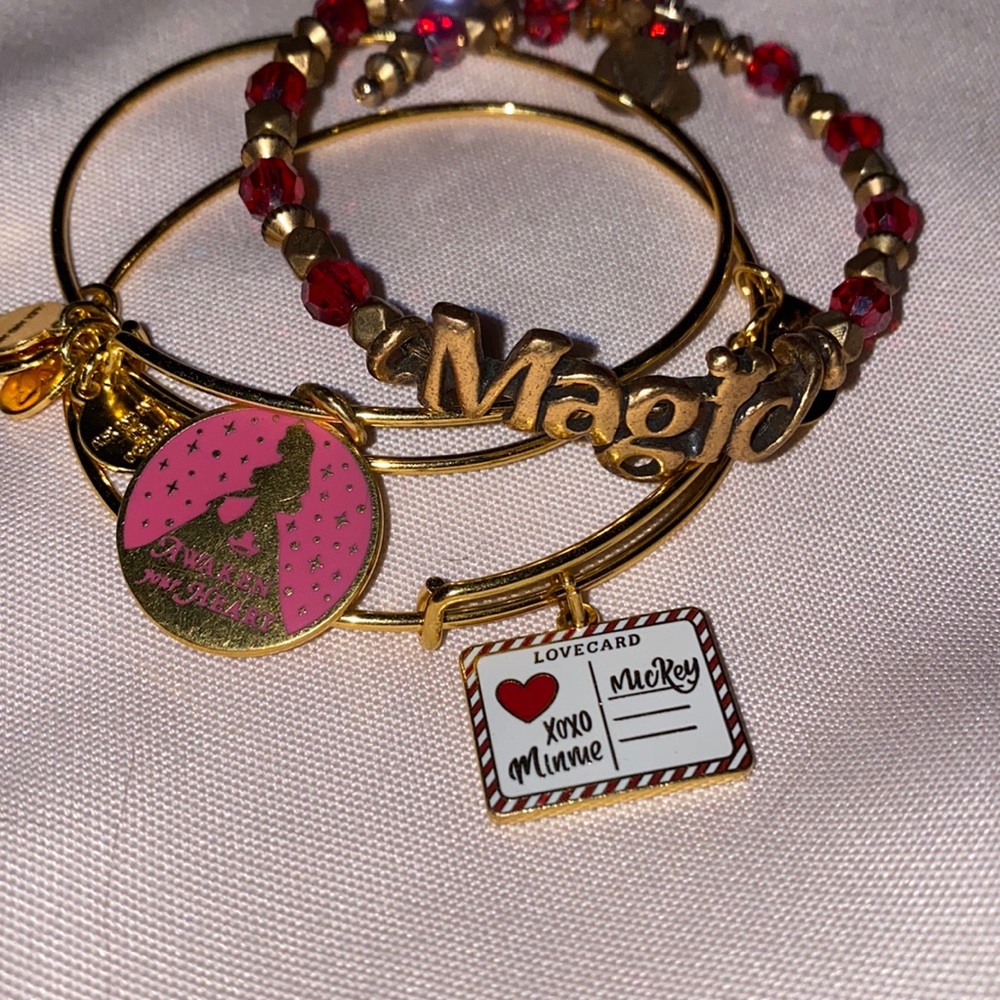 Alex & Ani Disneyland bracelet set
